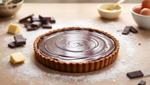 La tarte au chocolat toute simple de Joël Robuchon : une recette accessible qui frôle la perfection
