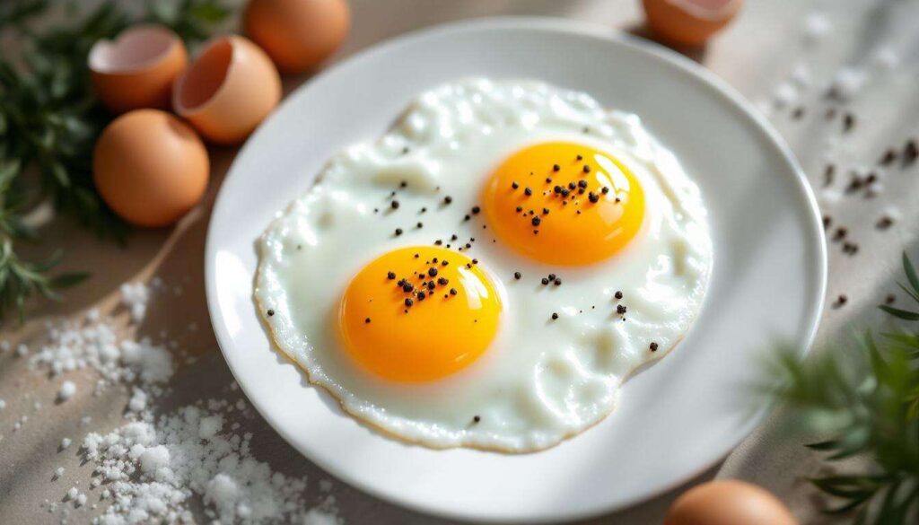 Œufs au plat parfaitement réussis : le secret des chefs pour une cuisson sans huile ni beurre