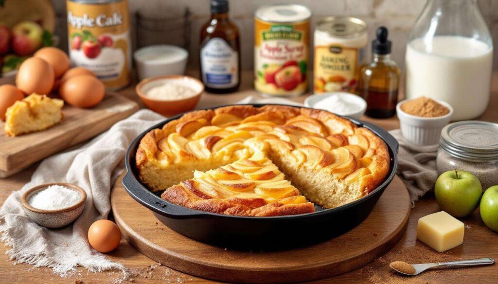 Pas besoin de four, ce gâteau aux pommes moelleux se prépare directement à la poêle