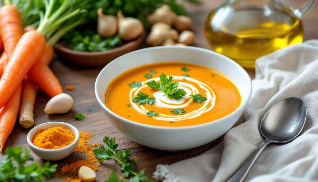 Velouté de carottes et gingembre : la soupe anti-rhume de l’hiver