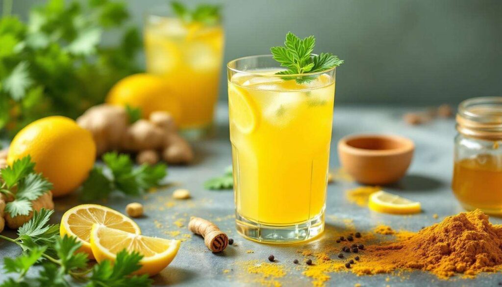 Un jour, un cocktail : vitalité citron-gingembre au persil plat pour booster l’organisme en janvier
