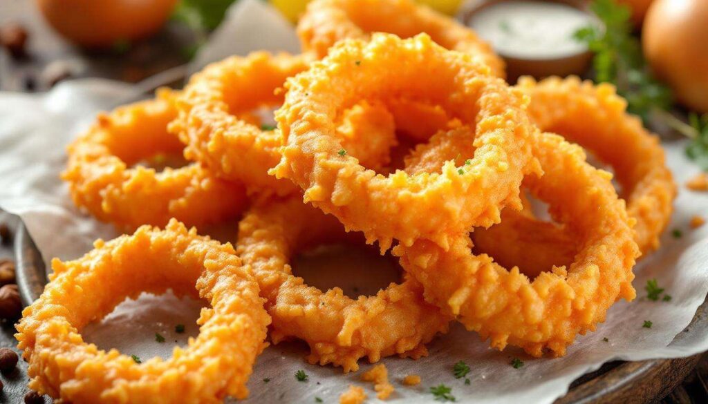 Rondelles d’oignon frites croustillantes (sans gluten)