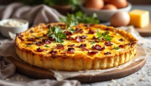 « Je la fais chaque soir de flemme » : cette quiche express sans pâte a sauvé mes dîners
