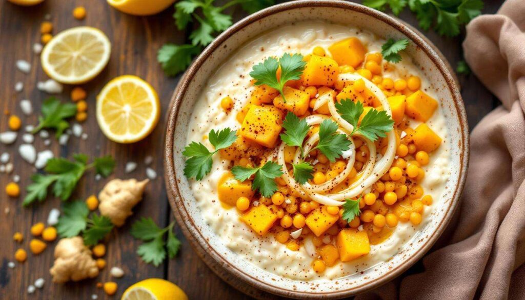 Dahl de lentilles corail à la courge butternut